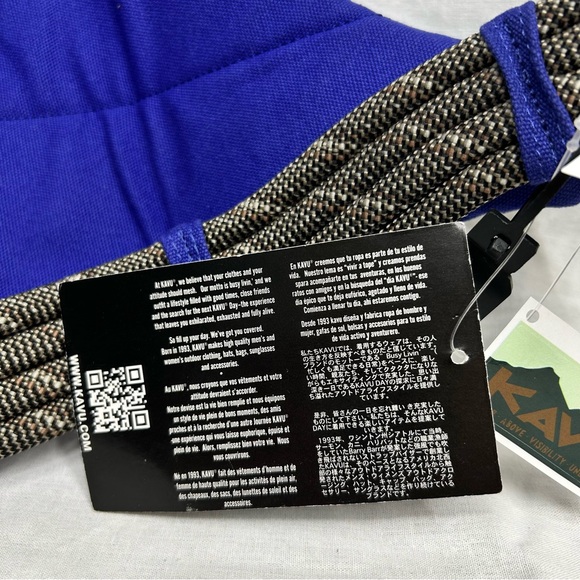 Kavu Royal Blue Rope Sling Bag NWT - Picture 8 of 10